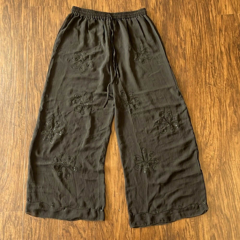 Surface Sheer Flower Pants